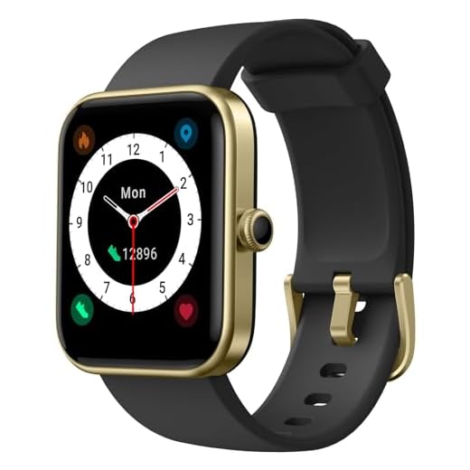 Vowtop Montre Connectée Homme Femmes, Intègre Alexa, avec Cadran DIY, Suivi Oxygène Sanguin, Rythme Cardiaque, Sommeil,Notifications, 14 Modes Sport, Smartwatch pour Android iOS,Noir et Doré