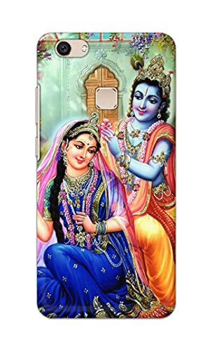 Image of Printed Hard Back Cover Case for Vivo V7+ | Vivo V7 Plus | Vivo Z10 Back Cover (Radha Krishna) -1803