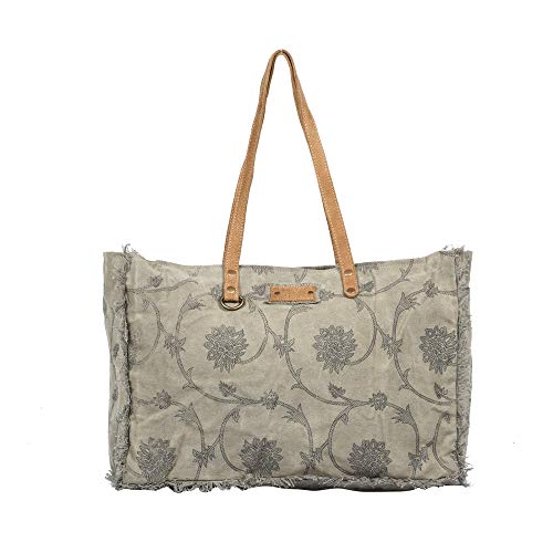 Myra Bag Throng Upcycled Canvas Weekender Bag S-1308
