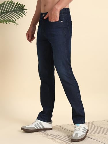 Image of Vogaan Regular Fit Stretchable Jeans for Men | Men's Stylish Denim Cotton Pants