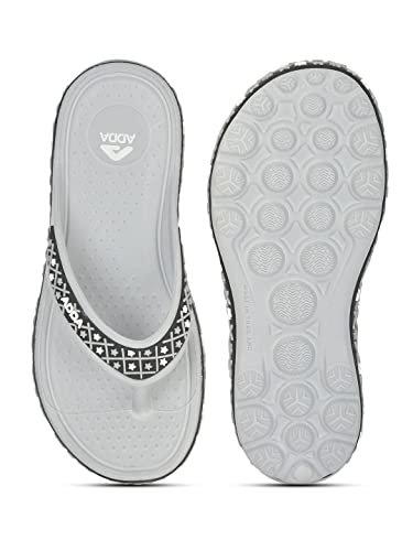 Image of Adda QUEEN-2 || Durable & Comfortable || Self-Design || Lightweight || Fashionable || EVA Sole || Soft Footbed || Solid || Thong Flip-flops for Women