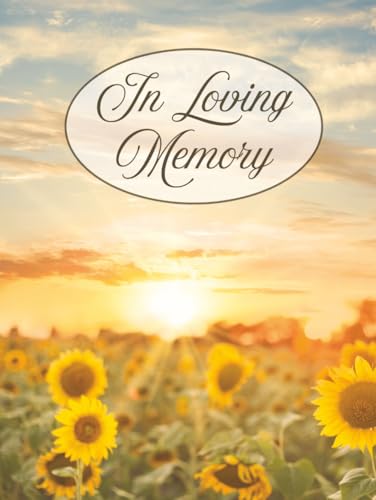In Loving Memory: Beautiful Floral Sunflower Funeral Guest Book & Memorial Keepsake Journal for Friends & Family to Sign In, Record Messages, Document Memories, Pay Tribute, and Write Condolences image 2