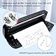 Mobiler Drucker A4, Kleiner Thermodrucker Bluetooth 300DPI Inkless Printer Tragbarer Wireless Handy Printer mit Android und iOS, für Handy Laptop Unterwegs Hause Foto Lernen