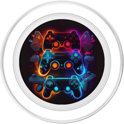 Gamer Esthétique Graphique Jeux Vidéo Adolescents PopSockets PopGrip pour MagSafe – vue 2