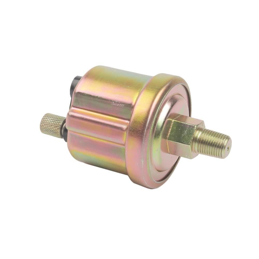 Riloer Sensore 3 in 1 Manometro Olio Indicatore Temperatura Acqua 12V per Auto Camion Trattori