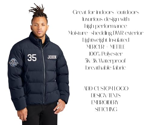 INK STITCH Men Mercer+Mettle Mm7210 Custom Embroidery Add Logo Texts Puffer Jackets4