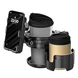 3 in 1 Getränkehalter Kinderwagen Set, mit 360 Grad drehbarem Ball Handy Halter und 2 in 1 getränkestände, sicher und stabil getränkeblecherhalter für Kinderwagen, Fahrräder, Motorräder