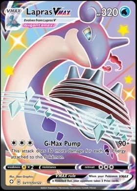 Lapras VMAX - SV111/SV122 - Holo Raro Brillante