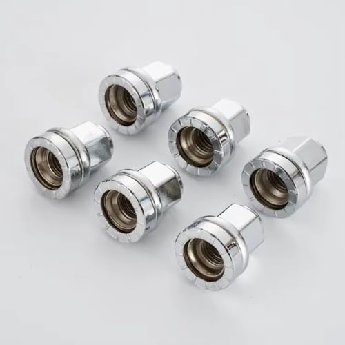 Tuercas planas para ruedas de coche M14x1.5 tornillos para buje hexagonal 21 mm 3