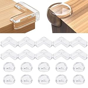 20 Pack Corner Protector Baby, Table Corner Protectors for Baby Corner Protector Guards Clear Corner Protectors for Furniture Corner Protectors Corner Guards Baby Proof Corner Covers Baby Safety