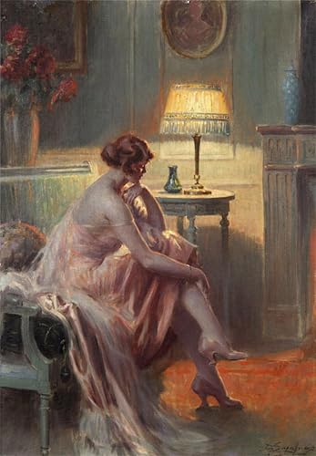 Tableau toile 60x90cm Delphin Enjolras peinture décorative murale