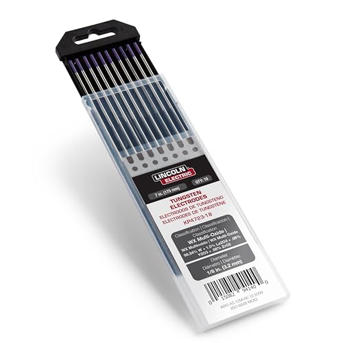 Image of Lincoln Electric WX Multi-Oxide Tungsten Electrode, 1/8” x 7”, KP4723-18