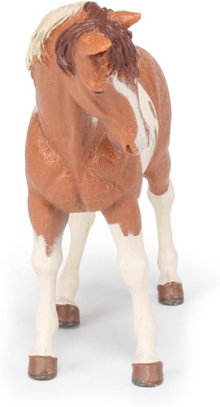 Papo - Realistic Pinto Mare Figure - Ages 3+ - Horses Collection - Creative Play Equestrian World - Gift Idea Toy for Girls and Boys