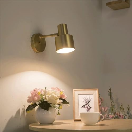 Lueur en sçaune cylindrique réglable, luminaire fonctionnel pour chambre
