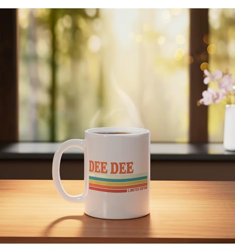 Taza cerámica blanca vintage personalizada 11 oz miniatura 3