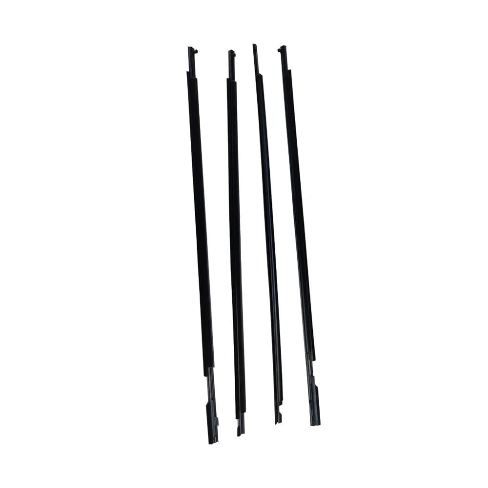 Yulegudi One Color Seal Strip 4Pcs Window Weatherstrip Side Door Outer Moulding Trim Sealing Belt For Toyota For Wish 2010-2016 75711-68021/75722-68021