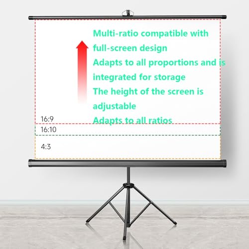 Pantalla portátil para proyector 72 pulgadas con tripode miniatura 3