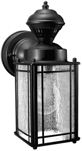 Heathco Hz-4135-Bk Black Mission Style Motion Sensing Security Lantern