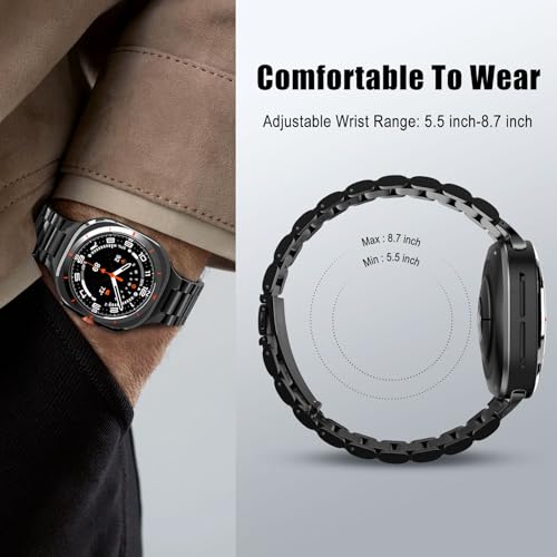 TiMOVO Metal Watch Band Compatible with Samsung galaxy watch ultra 47mm by TiMOVO - Used condition - Image 5