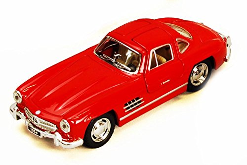 Modelo metal 1:36 Mercedes-Benz 300 SL rojo 5 pulgadas miniatura 1