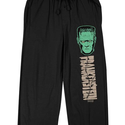 Universal Monsters Frankenstein Men's Black Sleep Pants2