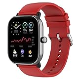 Diversi colori popolari: ci sono diversi colori popolari cinturini per smartwatch per donna e uomo, vari colori alla moda personalizzano il tuo orologio per adattarlo al tuo umore e al tuo abbigliamento nella vita quotidiana,