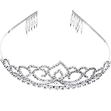 tiaras para bebe Uso: adecuado para bodas, fiestas de cumpleaños, compromisos, graduaciones, cualquier ocasión en la que desee ser más encantador.