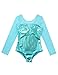 MSemis Maillot Patinaje Artístico Competición para Niñas Maillot Manga Larga Body Gimnasia...