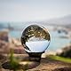 Rollei Lensball-Halterung, Lensball-Stand für alle gängigen Lensballs mit Sugnapfhalterung und 1/4’ Gewinde zum montieren auf einem Foto-Stativ. Verhindert das Wegrollen des Lensball.