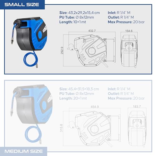 GAV Rotoreel Druckluft-Schlauchtrommel