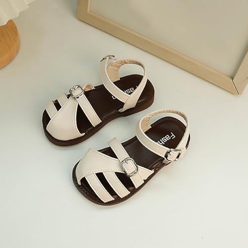 Girls Toddler Big Kids Summer Casual Roman Hollow Out Baotou Sandals Kids Walking Shoes2