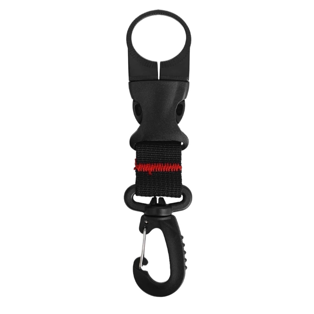 GHHZML Water Bottle Clip Outdoor Waterbottle Buckle Hook Nylon Webbing Climb Carabiner Belt Backpack Hanger Camp Water Bottle Holder Clip