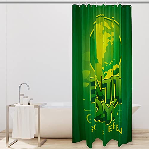 Rideau de douche imperméable coloré 183 x 183 cm grand format lavable