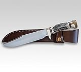 rehwappen platterl bowie Klingenmaterial: C60 Linder Rehwappen C60 Heavy Bowie Stag Jagdmesser