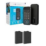 myQ Secure View™ 3-in-1 Smart Lock Deadbolt + Extra Battery, Keyless Entry Door Lock, 2K HDR...