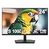 Monitor de 24 pulgadas, monitor de computadora Z-Edge, Full HD 1920 x 1080p IPS 100Hz Monitor de PC con HDMI, VGA, sin marco, pantalla antirreflejos U24I