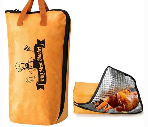 Image of BBQ Meat Resting Bag for Smoker Grill, Gifts for Men (19 Inch) | 6-Layer Cooler Pouch, Cool Grilling Cooking Items, Unique Birthday, Christmas or Fathers Day Presents to Dad and Husband