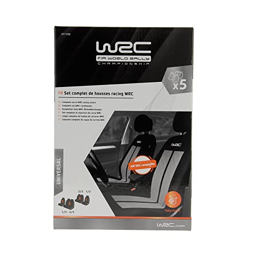 Housses de siège voiture universelles WRC pour vos départs en vacances en famille - 6