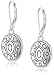 Napier "Global Beat" Silver-Tone Leverback Drop Earrings