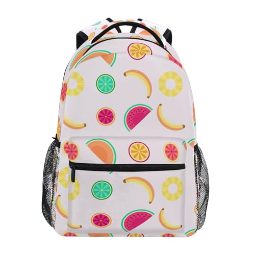 Sac à dos rose fruit imperméable pour vos voyages et trajets actifs