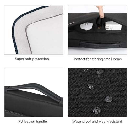 LANDICI Laptop Case Sleeve 14 15 Inch with Handle - Image 3