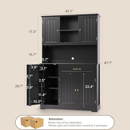 Luxury Kitchen Pantry Storage Cabinet