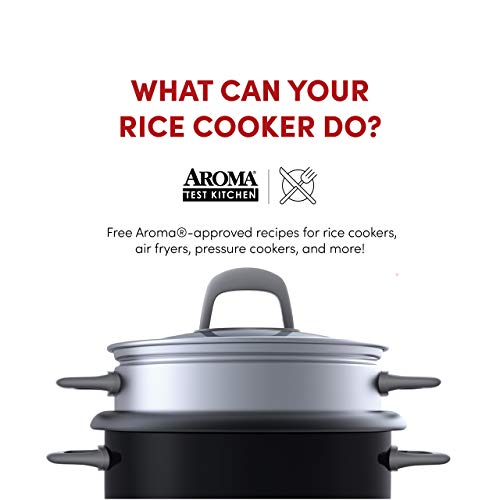 Aroma Housewares 6-Cup (Cooked) Pot-Style Rice Cooker And Food Steamer, Black Arc-743-1Ngb #TOP5