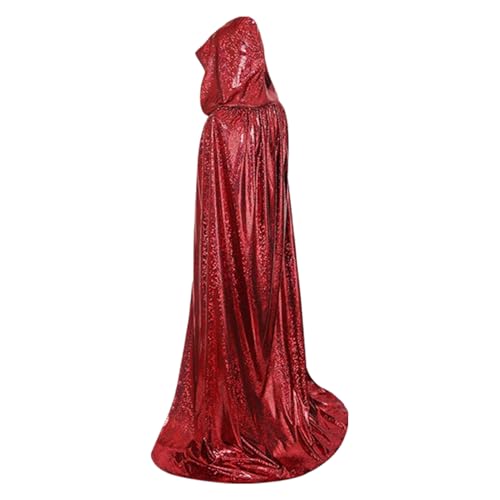 Cape de silhouette adulte Mardi Gras unisexe à capuche pour déguisement