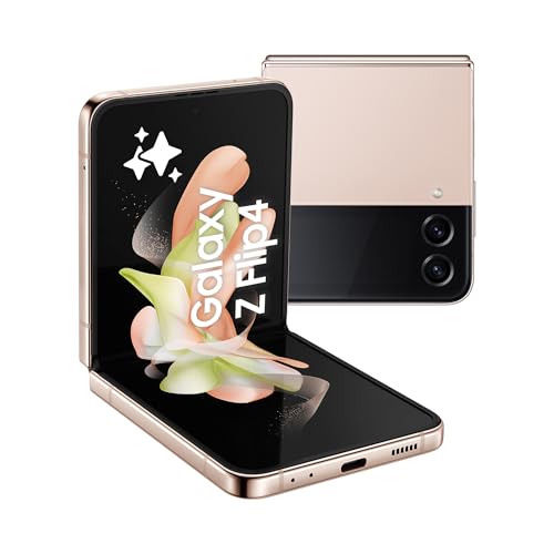 Samsung Galaxy Z Flip4 5G Smartphone Android Klapphandy 512GB, Pink Gold, inkl. 36 Monate Herstellergarantie [Exklusiv bei Amazon]