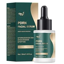 Salmon DNA PDRN Peptide Serum Stem Cell Serum for Face with Salmon DNA - Improves the Look of Fine Lines and Wrinkles - Deep Hydration & Moisturizing, Fast-Absorbing