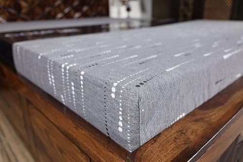 Image of 100% Full Natural Latex Mattress King Size 78x72x5 Inches + 2pc Latex Pillow (Worth ₹6000) | Mono-Zone | Natural Series | Medium Comfort | Eco-Institit Certified | 10 Years Warranty
