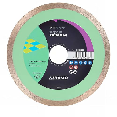 Disque diamant STAR CÉRAM Sidamo 11130032 à segment de 7 mm