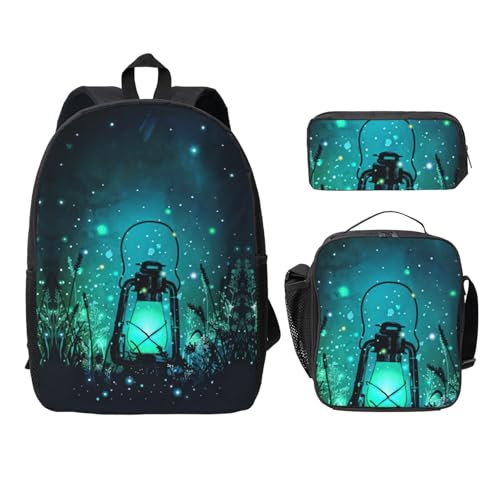Sac à dos léger 3 pièces pour soulager le dos des écoliers avec accessoires