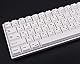 135 Tasten PBT Japanische Tastenkappen Kirschprofil DYE-Sub Weiß Thema Minimalistischer Stil Geeignet für mechanische Tastatur